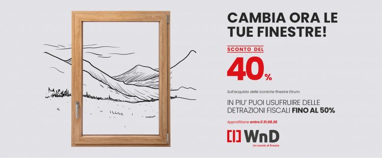 Cambia le tue finestre!
